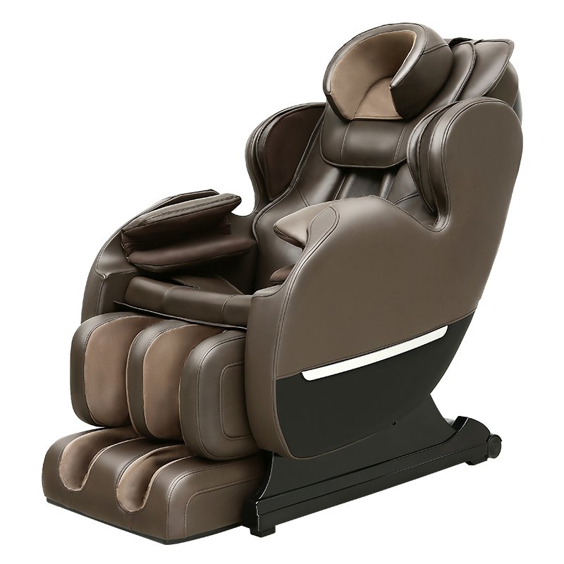 Microfiber Heated Shiatsu Purple Leather Reclining Electric